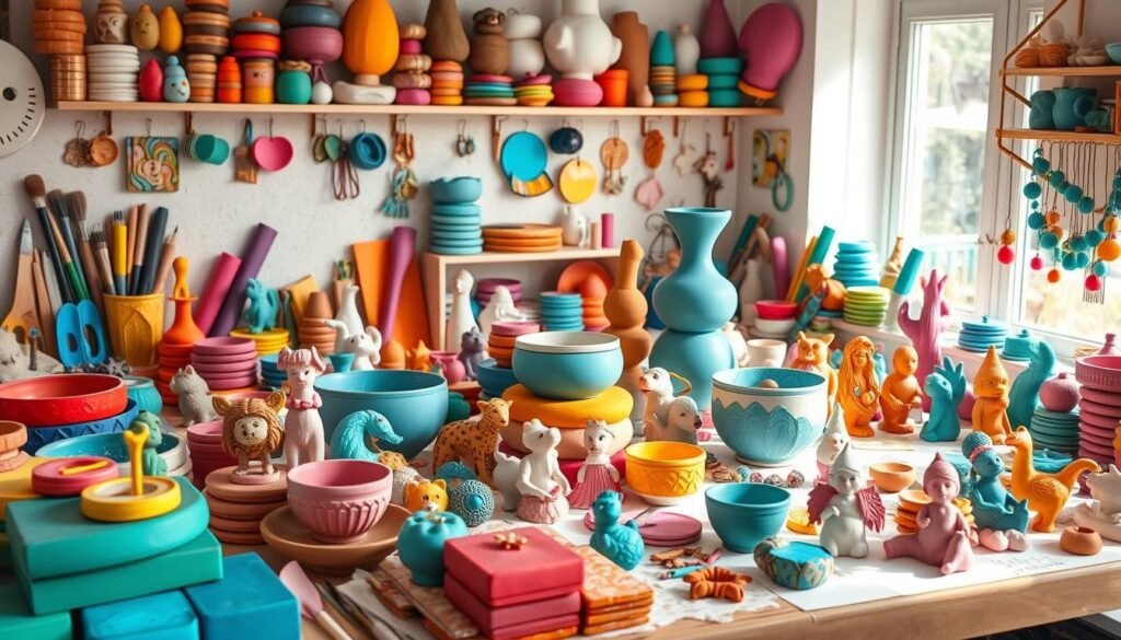DIY clay crafts