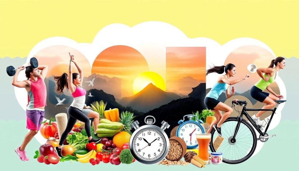 Fitness goals visual representation
