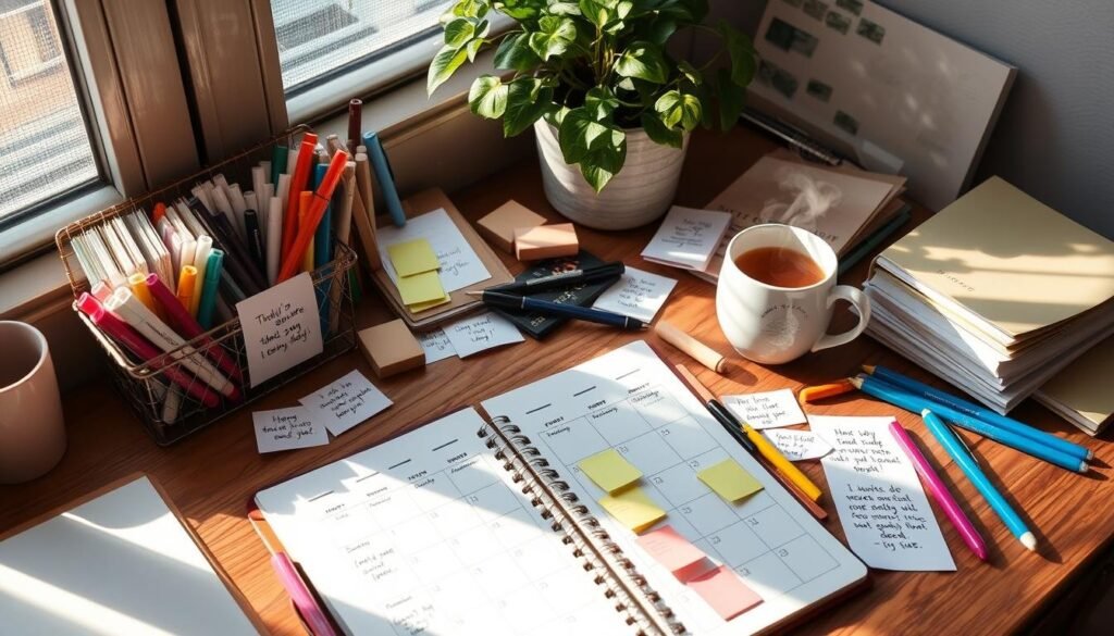 study schedule organization