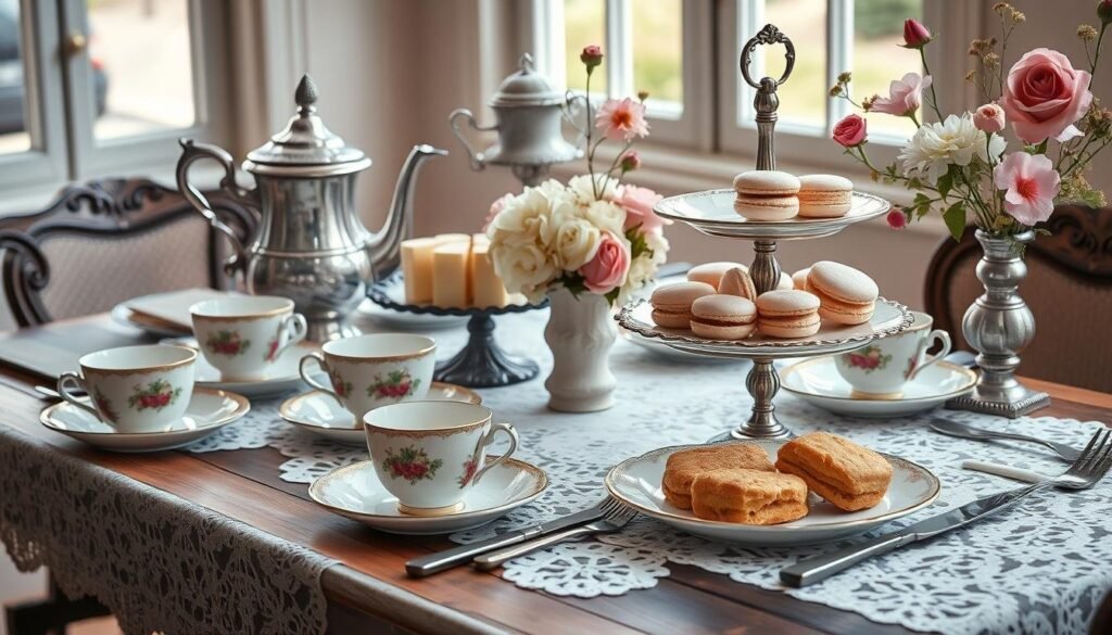 Vintage table setup
