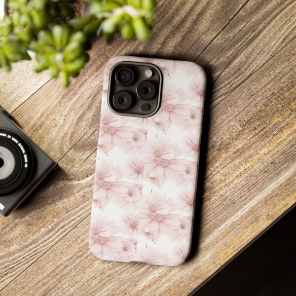 Tough Phone Case - Abstract Flower Design - Image 3
