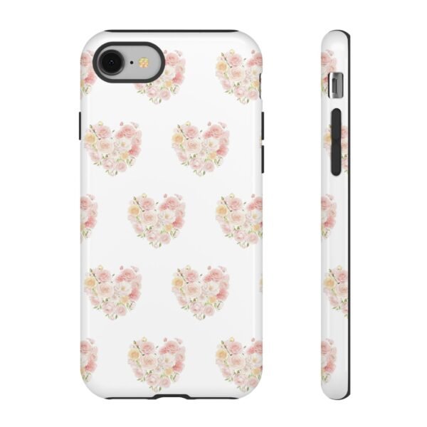 Tough Phone Case - Floral Heart Design - Image 13