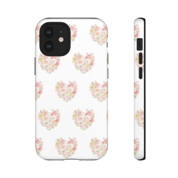 Tough Phone Case - Floral Heart Design - Image 32