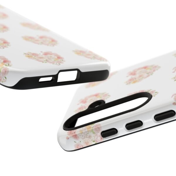 Tough Phone Case - Floral Heart Design - Image 178