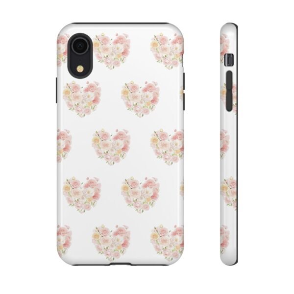 Tough Phone Case - Floral Heart Design - Image 19
