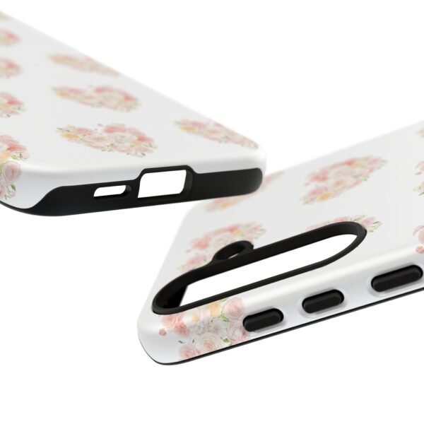 Tough Phone Case - Floral Heart Design - Image 182