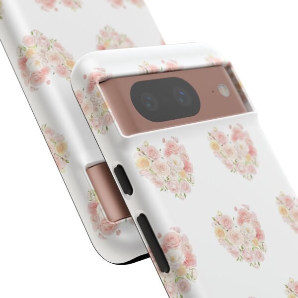 Tough Phone Case - Floral Heart Design - Image 205
