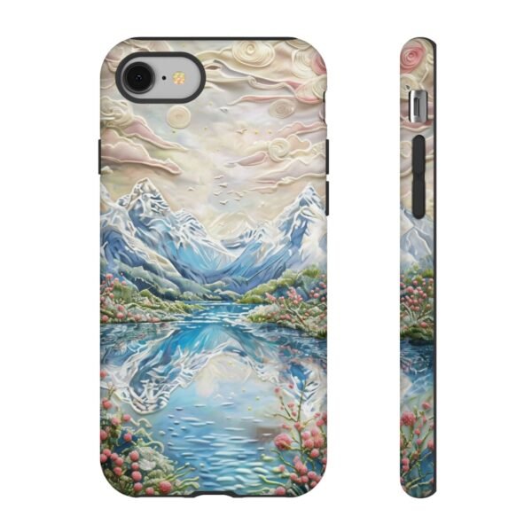 Tough Phone Case - Majestic Mountain Reflection - Image 4