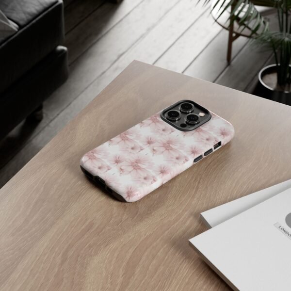 Tough Phone Case - Abstract Flower Design - Image 86