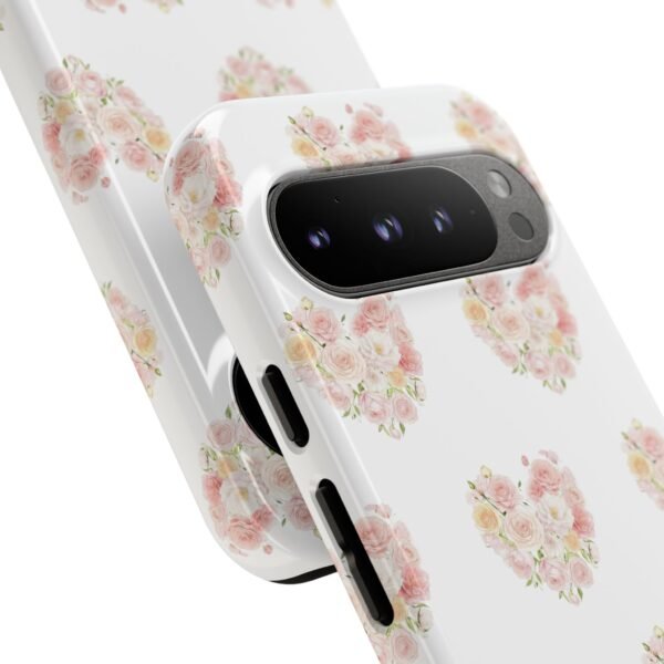 Tough Phone Case - Floral Heart Design - Image 239