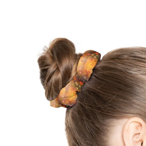 Elegant Floral Scrunchie - Image 4