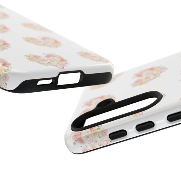 Tough Phone Case - Floral Heart Design - Image 170