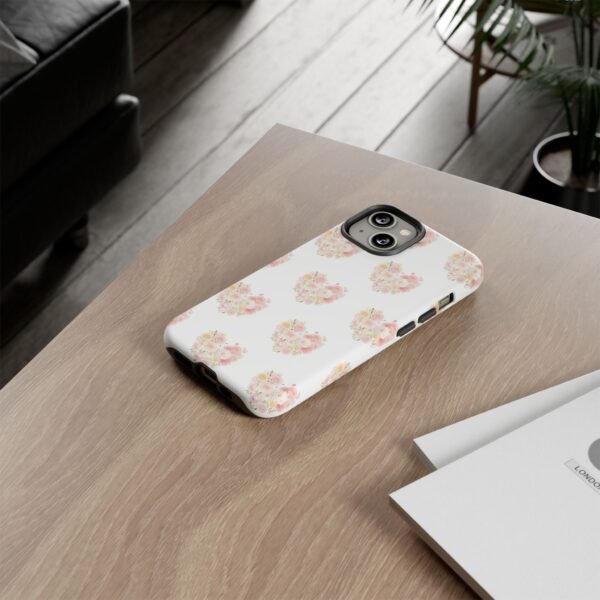 Tough Phone Case - Floral Heart Design - Image 82