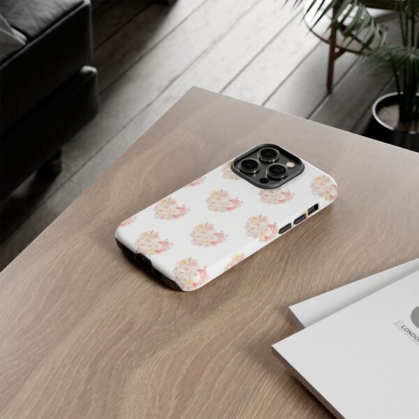 Tough Phone Case - Floral Heart Design - Image 90