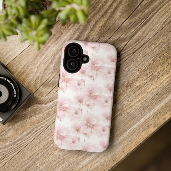 Tough Phone Case - Abstract Flower Design - Image 5