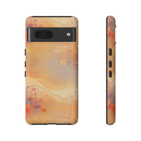 Tough Phone Case - Abstract Flower Design - Image 3