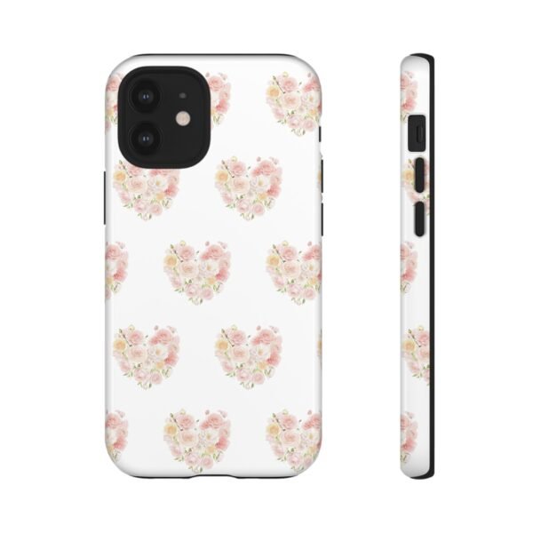 Tough Phone Case - Floral Heart Design - Image 31