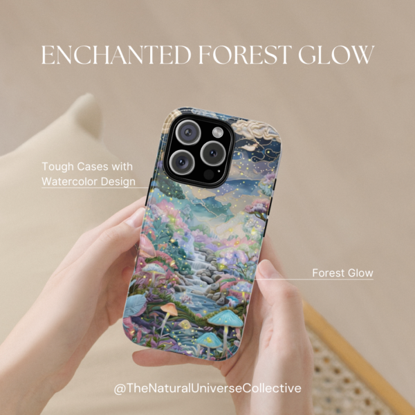 Tough Phone Case - Enchanted Forest Glow - Image 2