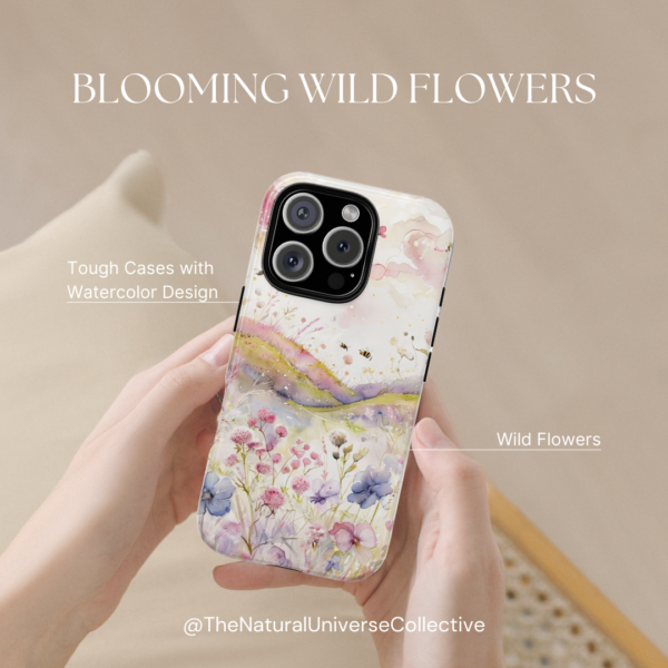 Tough Phone Case - Blooming Wildflowers - Image 2