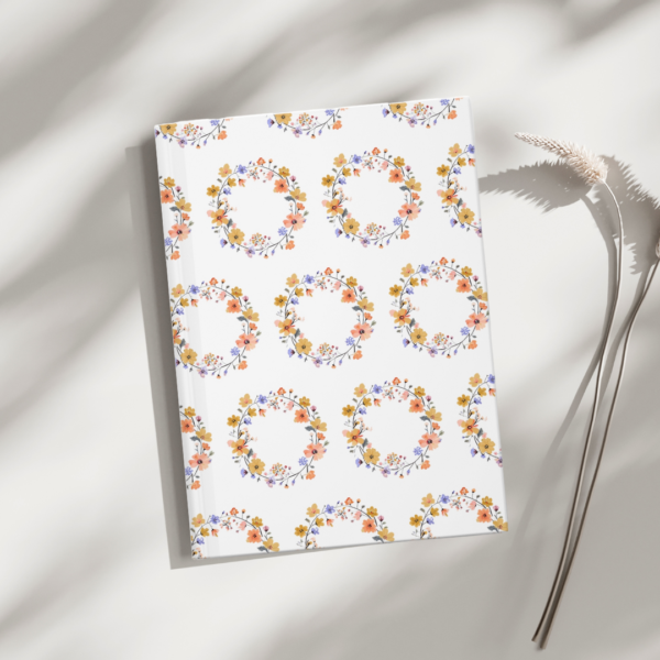 Floral Wreath Journal – Elegant Notebook for Writing & Inspiration - Image 6