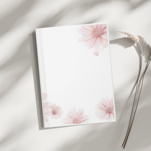 Pink Blossom Abstract Journal – Stylish Floral Notebook for Writing & Creativity - Image 6