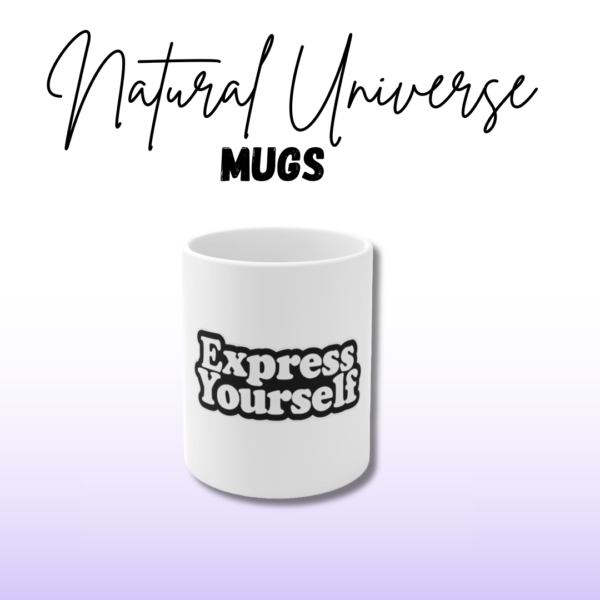 Mug - 'Espress Yourself' 11oz Ceramic Cup for Coffee Lovers - Image 5
