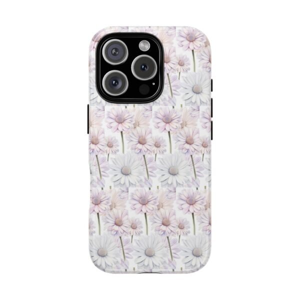 Tough Phone Case - Daisy Floral Design - Image 216