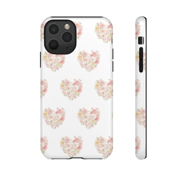 Tough Phone Case - Floral Heart Design - Image 27