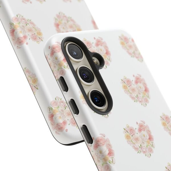 Tough Phone Case - Floral Heart Design - Image 173
