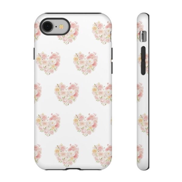 Tough Phone Case - Floral Heart Design - Image 14