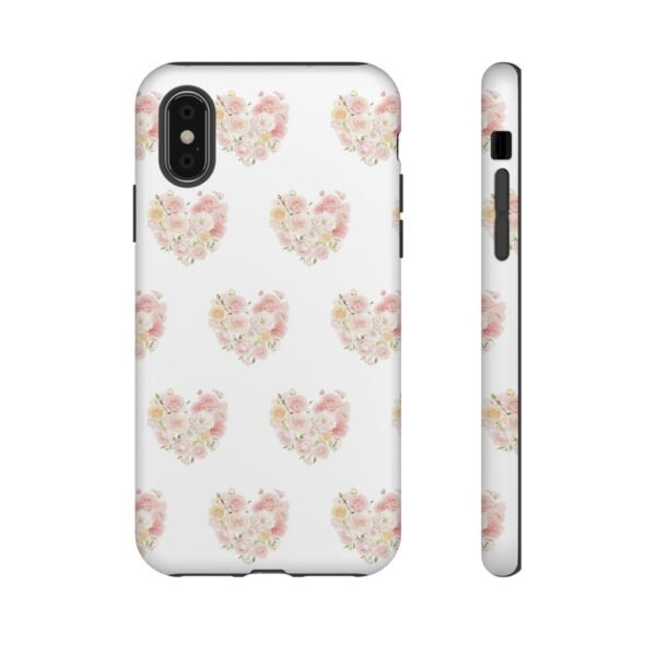 Tough Phone Case - Floral Heart Design - Image 22