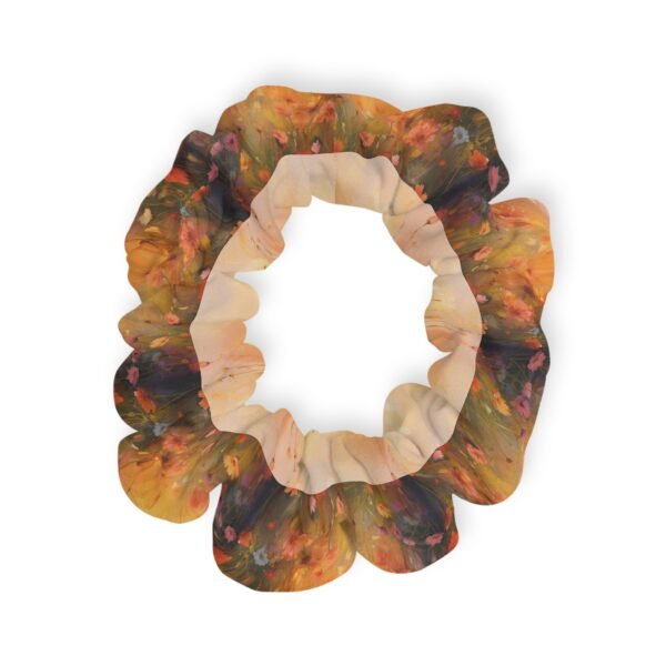 Elegant Floral Scrunchie - Image 2