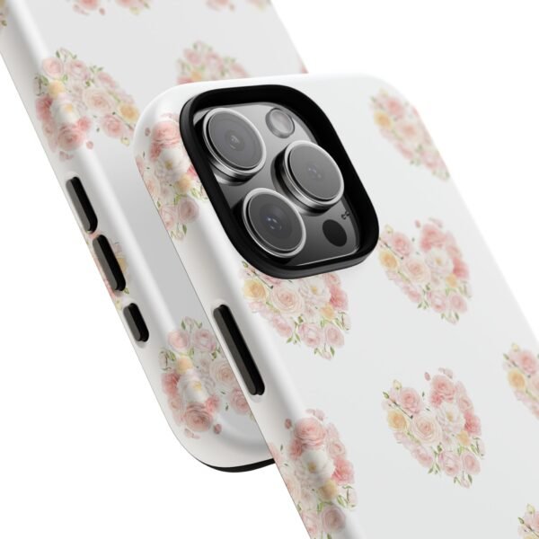 Tough Phone Case - Floral Heart Design - Image 229