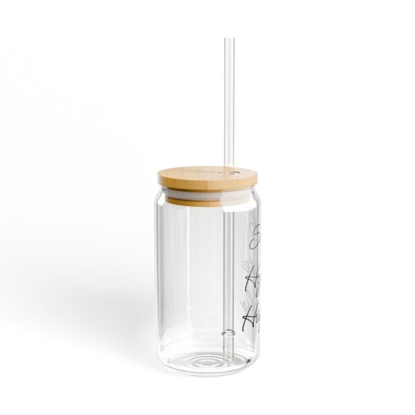 Sip and Hydrate Happily Sipper Glass – Refresh Your Style - Image 2