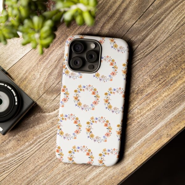 Tough Phone Case - Floral Wreath - Image 3