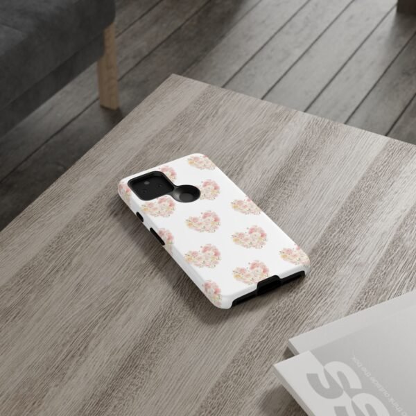 Tough Phone Case - Floral Heart Design - Image 58