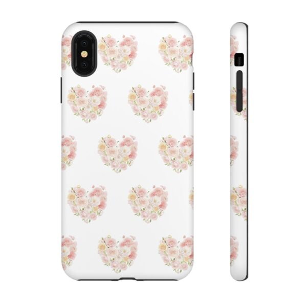 Tough Phone Case - Floral Heart Design - Image 24