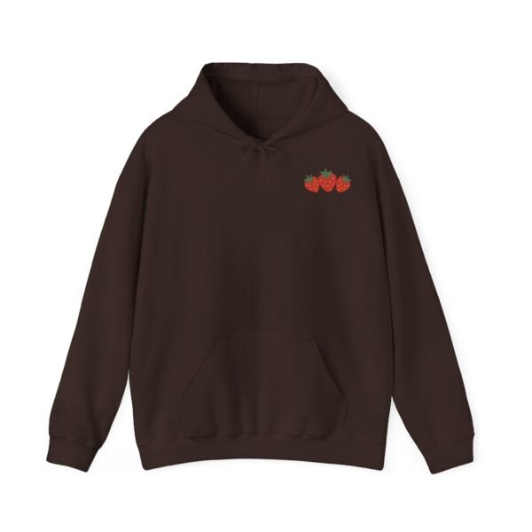 Strawberry Hoodie for Women – Cute Aesthetic Pink Sweatshirt with Minimal Fruit Design - Image 13