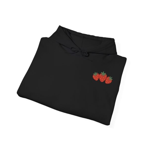 Strawberry Hoodie for Women – Cute Aesthetic Pink Sweatshirt with Minimal Fruit Design - Image 12