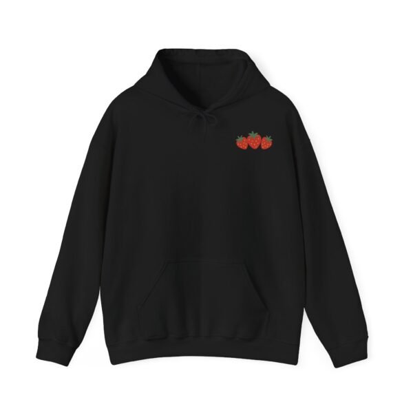 Strawberry Hoodie for Women – Cute Aesthetic Pink Sweatshirt with Minimal Fruit Design - Image 9