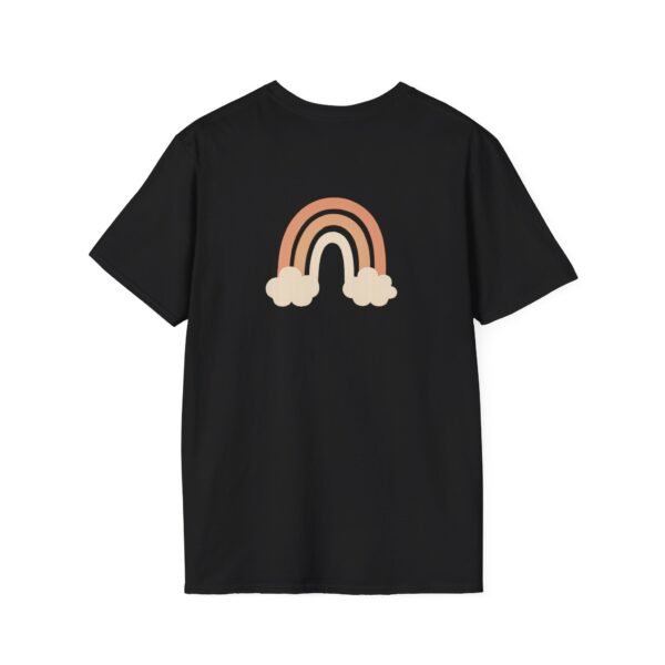 Pastel Rainbow T-Shirt for Women – Cute Aesthetic Tee with Soft Sunset Tones - Image 3