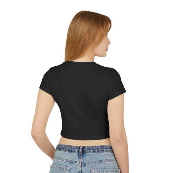 Strawberry Baby Tee – Cute White Crop Top for Women with Minimal Fruit Design - Image 8
