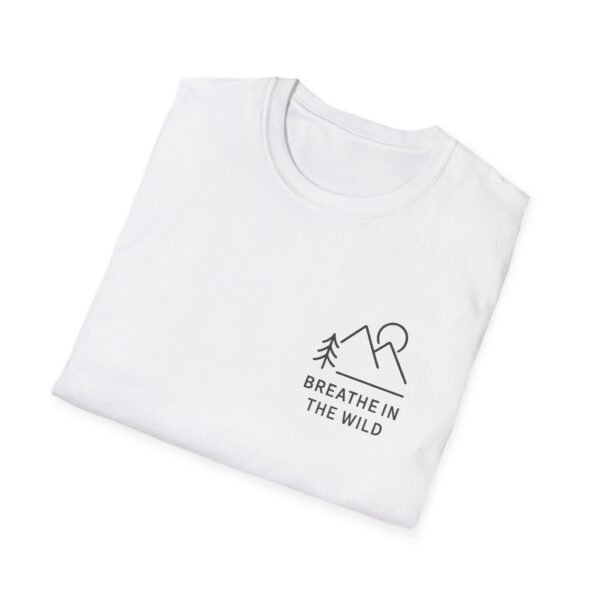 Breathe In The Wild T-Shirt – Minimalist Nature Graphic Tee for Outdoor & Adventure Lovers - Image 4