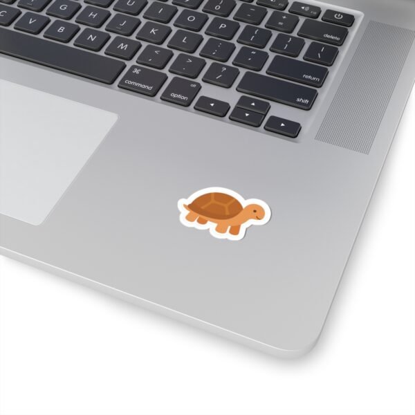 Cute Turtle Vinyl Sticker – Adorable Animal Decal for Laptops, Water Bottles & Journals - Image 5
