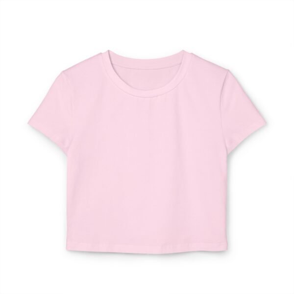 Pastel Rainbow Baby Tee – Aesthetic White Crop Top for Women with Minimal Cute Design - Image 8