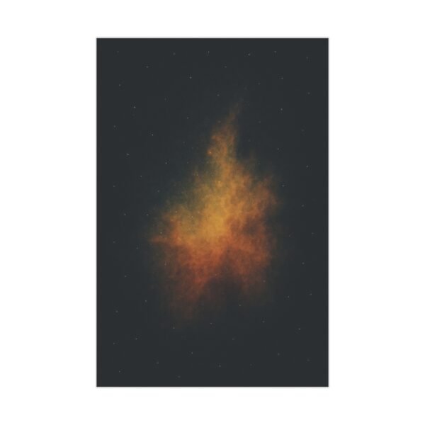 Emission Nebula Wall Art Print – Vibrant Space Poster, Celestial Astronomy Decor - Image 2